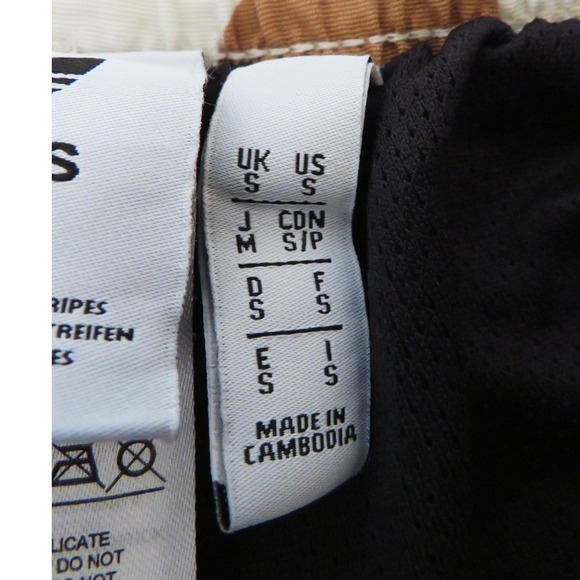 Adidas RYV Camouflage Track Pants Windbreaker Joggers Leg Logo Tape Size Small - Picture 12 of 14